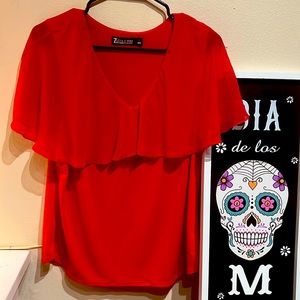 Red 7th Avenue Top